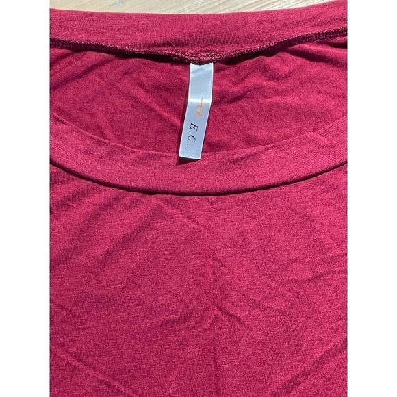 Women's E.C Boutique Red shirt/blouse. Super Soft. Size Small. - Picture 2 of 4